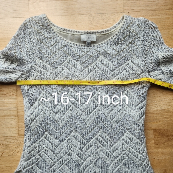 Lucky Brand Long Sleeve/Lightweight Sweater - Picture 7 of 7
